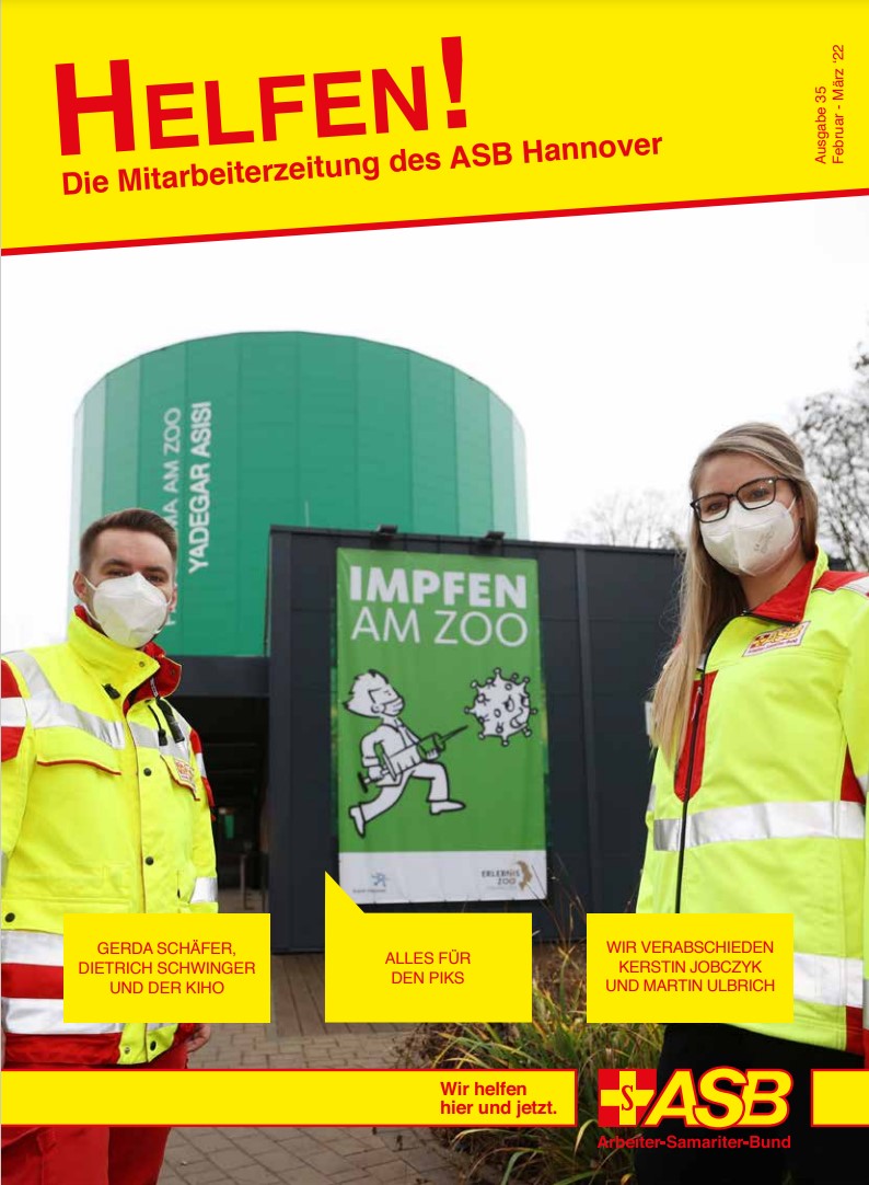 Die neue HELFEN Ausgabe 35 steht bereit. 