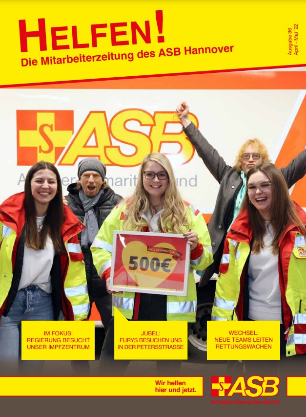 Die neue HELFEN Ausgabe 36 steht bereit. 