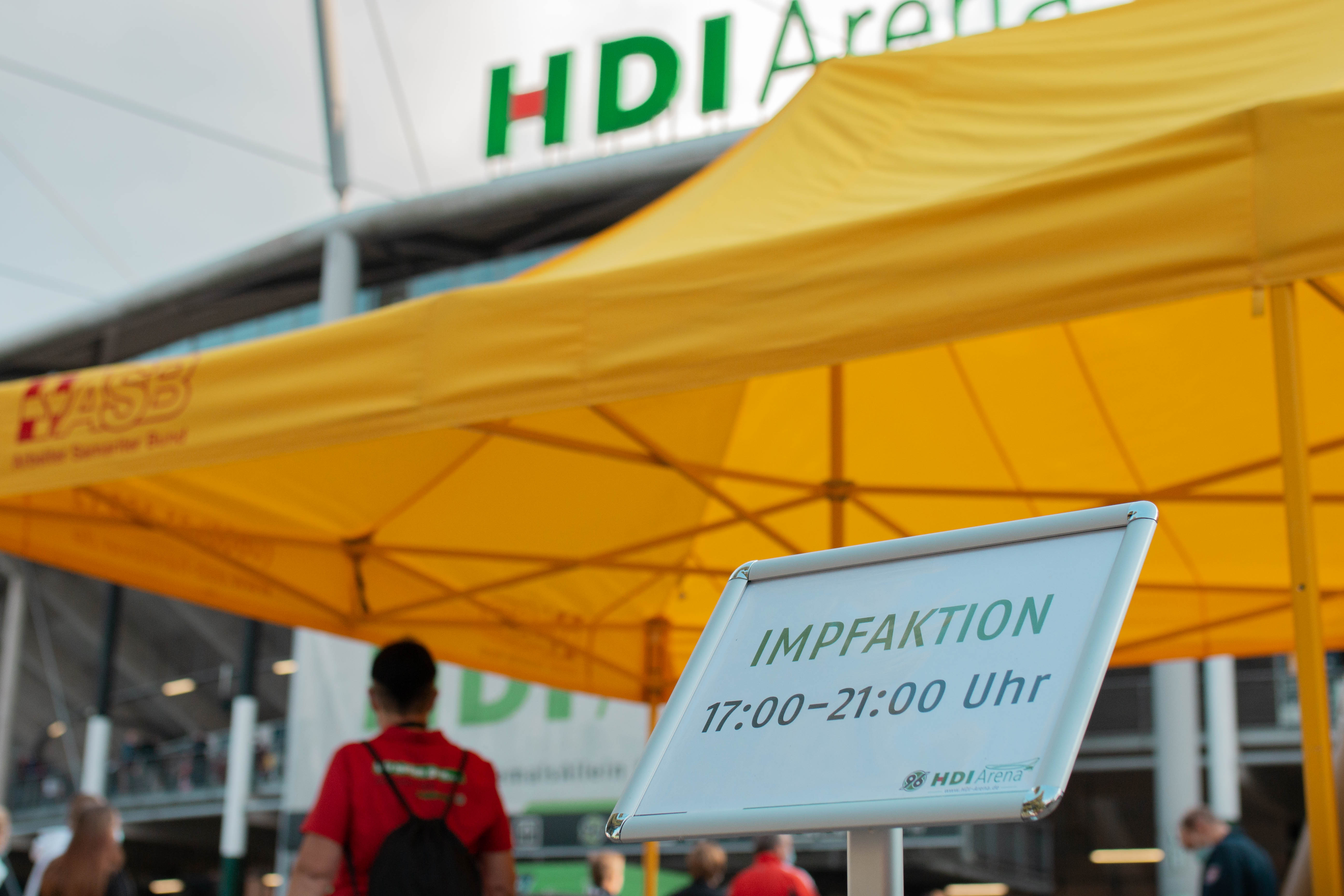 Gemeinsame Impfaktion mit dem Impfzentrum Hannover, Hannover 96 und dem ASB